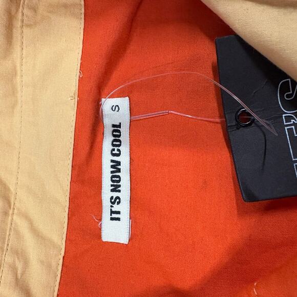 It's Now Cool Vacay Shirt Size‎ S Vermillion Women's INC204 Orange/Yellow - Picture 6 of 14